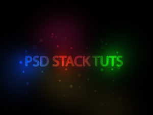 Create a Glowing Light Text Effect in Photoshop