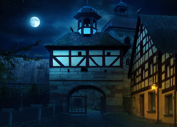 Create a Mysterious Street Night Scene in Photoshop