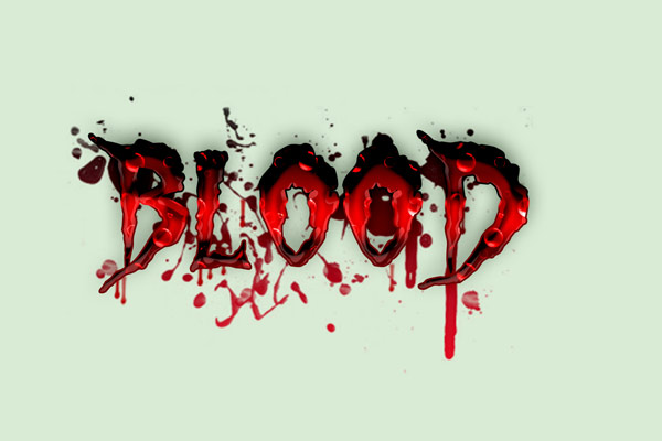 How to Create a Dripping Blood Text Effect in Photoshop