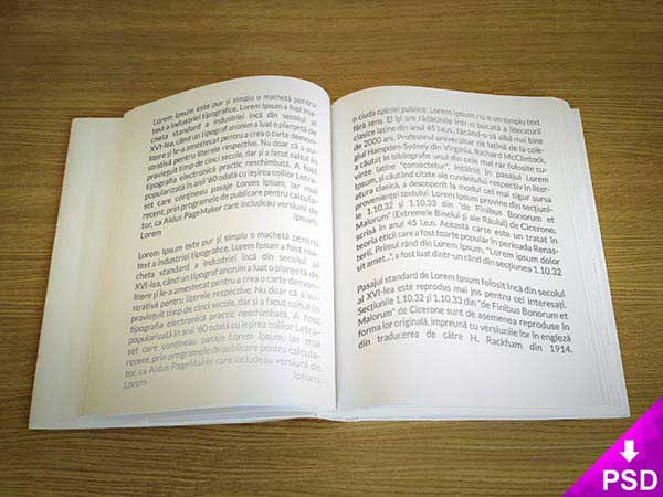 text-book-mockup-design
