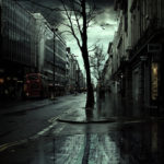 Create a Rainy Scene of London City in Photoshop