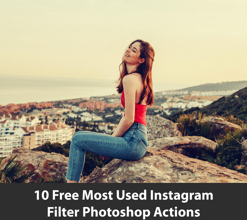 10 Free Most Used Instagram Filter Photoshop Actions Psd Stack