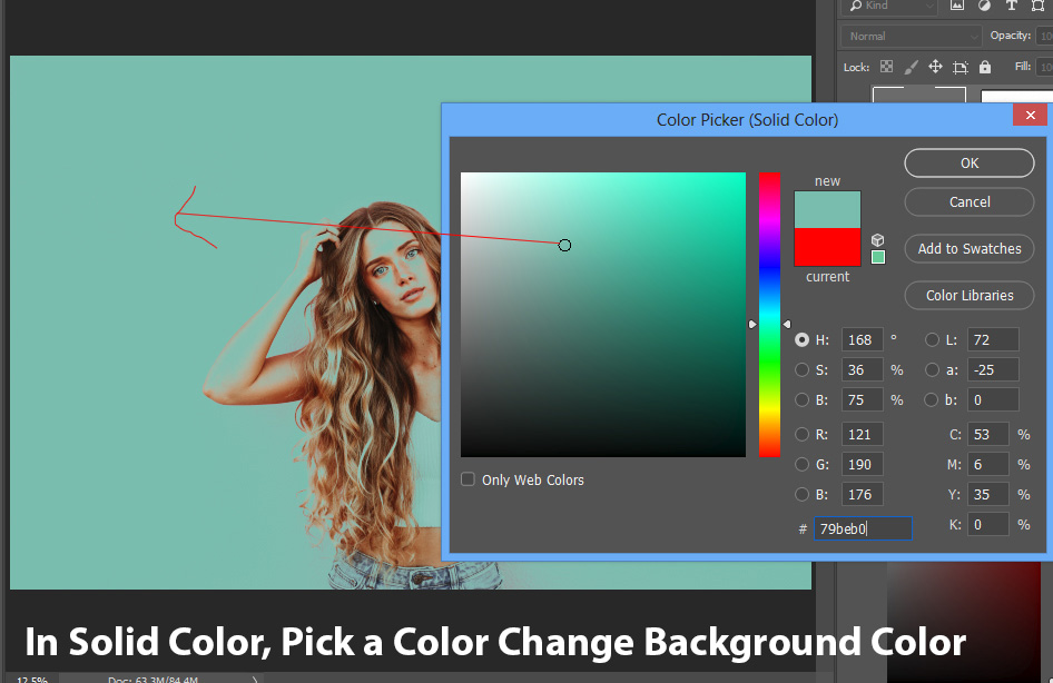 How To Change Background Color In Photoshop Step By Step | My XXX Hot Girl