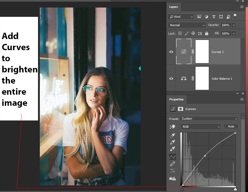 2 minutes color correction in photoshop