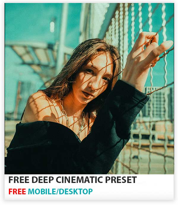 Free Deep Cinematic Lightroom Preset