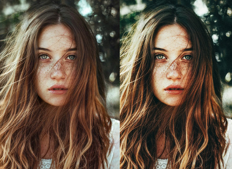 Superia Film Lightroom Preset before and after comparison