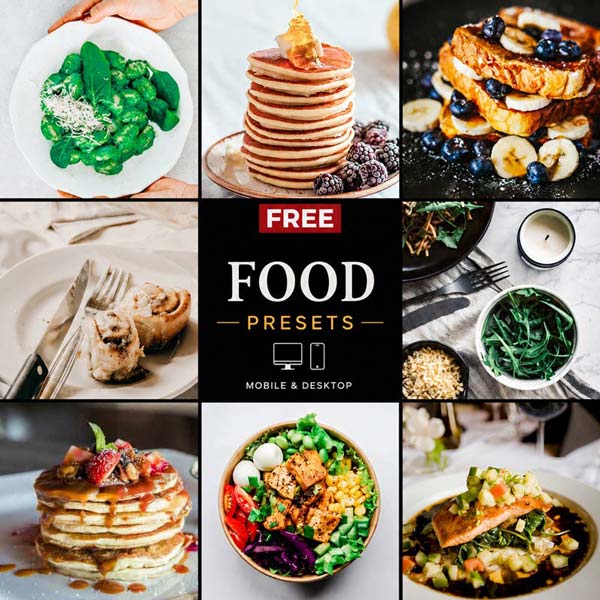 Free Food Presets Category