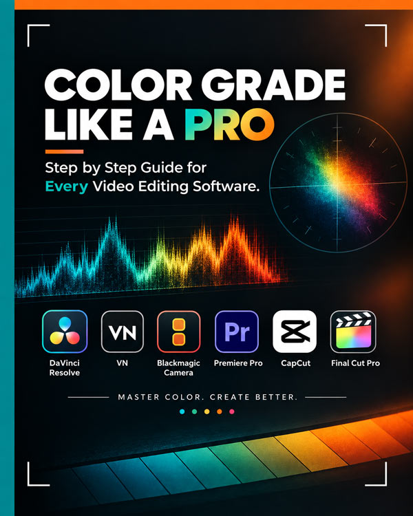 The Color Grading Guide for all video editing software.